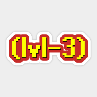 lvl-3 Noob OSRS Sticker